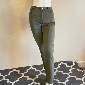 SAGE GREEN SKINNY JEANS